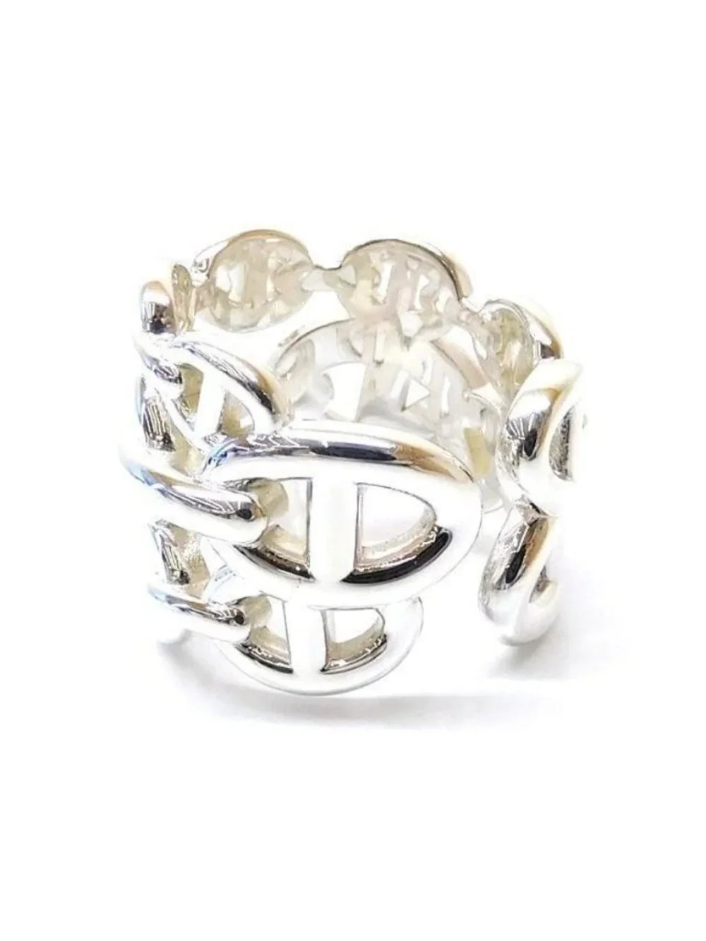 Hermes Ring Chaine D'ancre Enchainee GM 54